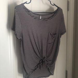 Striped Maroon Shirt